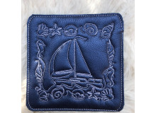 Stickdatei - Quiltblock Segelboot